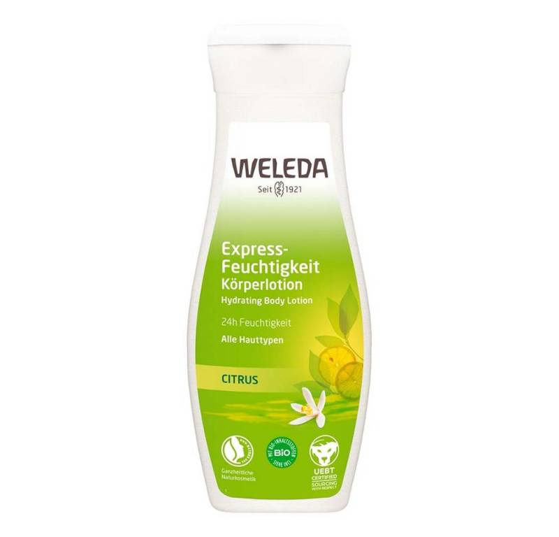 WELEDA Körperlotion Citrus Express - Feuchtigkeit Körperlotion 200ml von WELEDA