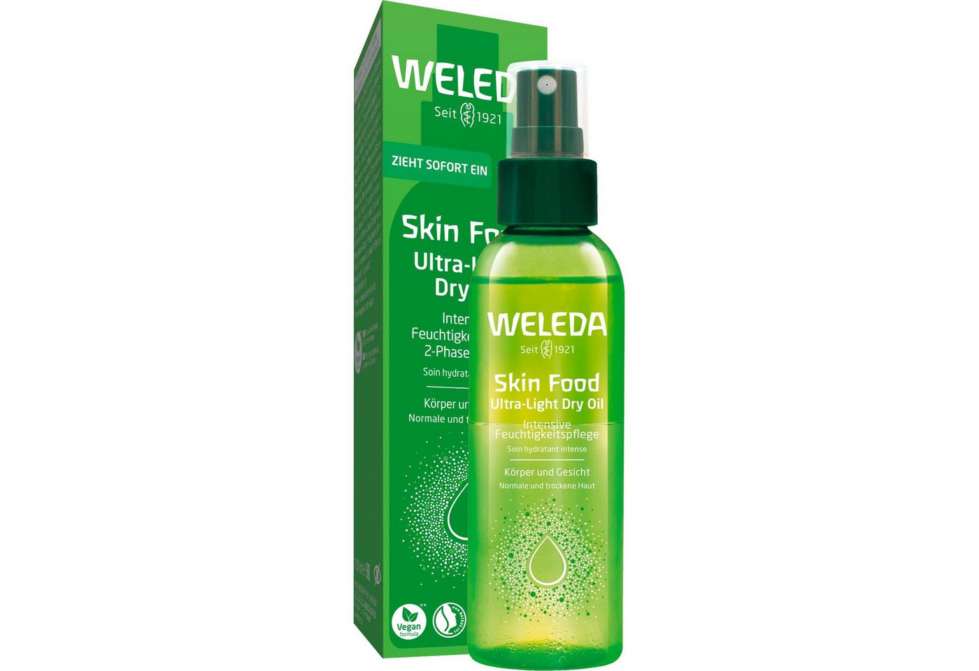 WELEDA Körperöl Weleda Skin Food Ultra-Light Dry Oil, intensive Feuchtigkeit, für einen sofortigen Glow von WELEDA