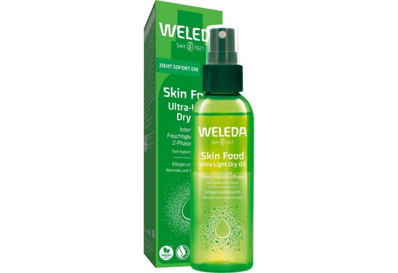 WELEDA Körperöl Weleda Skin Food Ultra-Light Dry Oil, intensive Feuchtigkeit, für einen sofortigen Glow von WELEDA