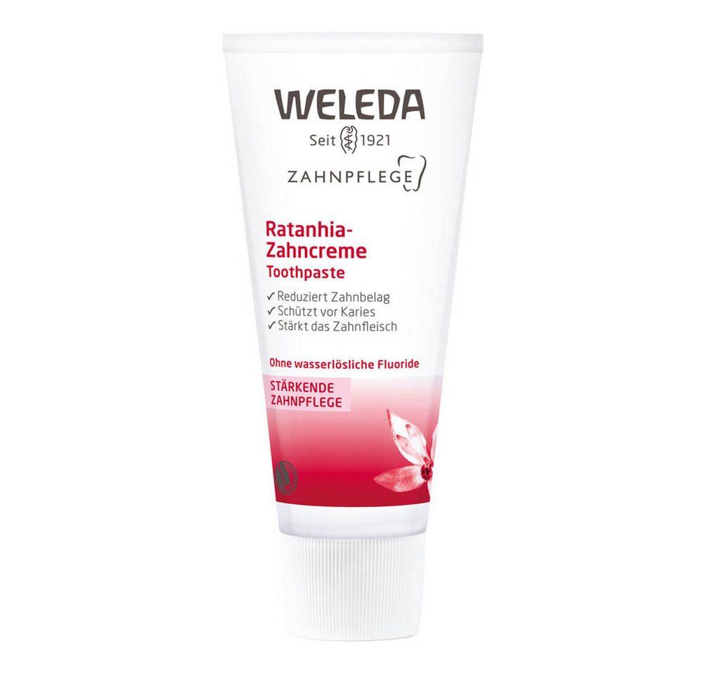 WELEDA Zahnpasta Zahnpflege - Ratanhia Zahncreme 75ml 2er Pack WELEDA Zahnpasta Zahnpflege - Ratanhia Zahncreme 75ml 2er Pack von WELEDA