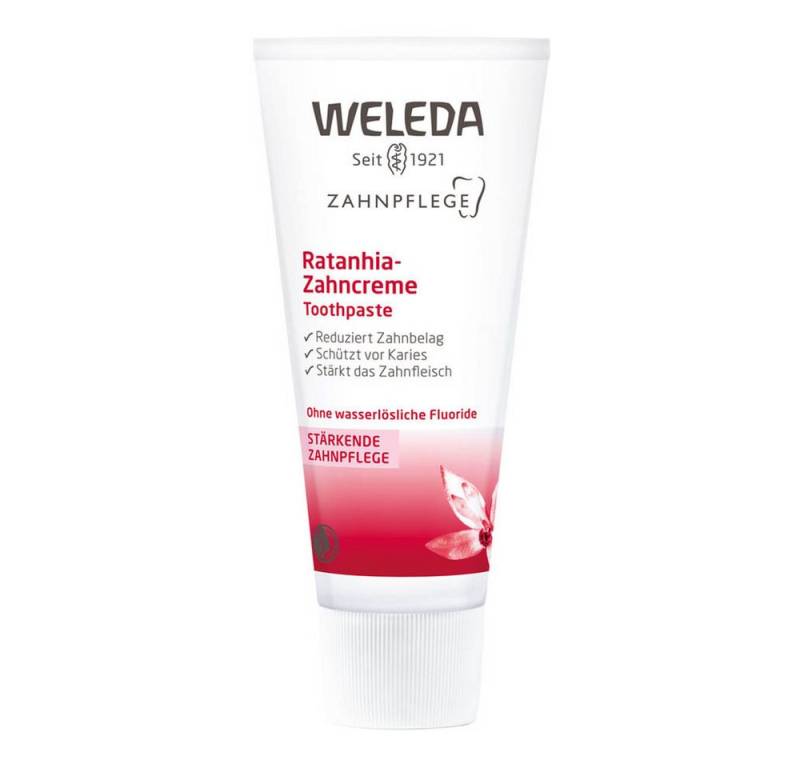 WELEDA Zahnpasta Zahnpflege - Ratanhia Zahncreme 75ml 2er Pack von WELEDA