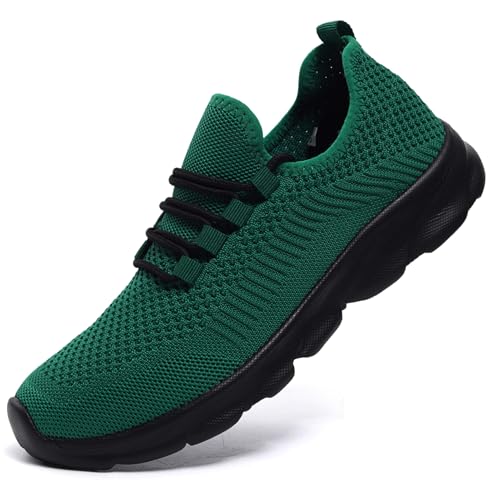 WELLACE Sneaker Damen Schuhe Turnschuhe Laufschuhe Sportschuhe Hallenschuhe Leichte Walkingschuhe Joggingschuhe Freizeitschuhe Straßenlaufschuhe Sommerschuhe Olivengrün Größe 44 von WELLACE