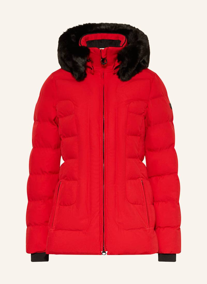 Wellensteyn Steppjacke Belvitesse Medium Mit Dupont™ Sorona®-Isolierung Und Abnehmbarem Kunstpelz rot von WELLENSTEYN