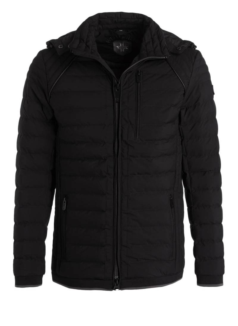 Wellensteyn Steppjacke Molecule Long Mit Abnehmbarer Kapuze schwarz von WELLENSTEYN