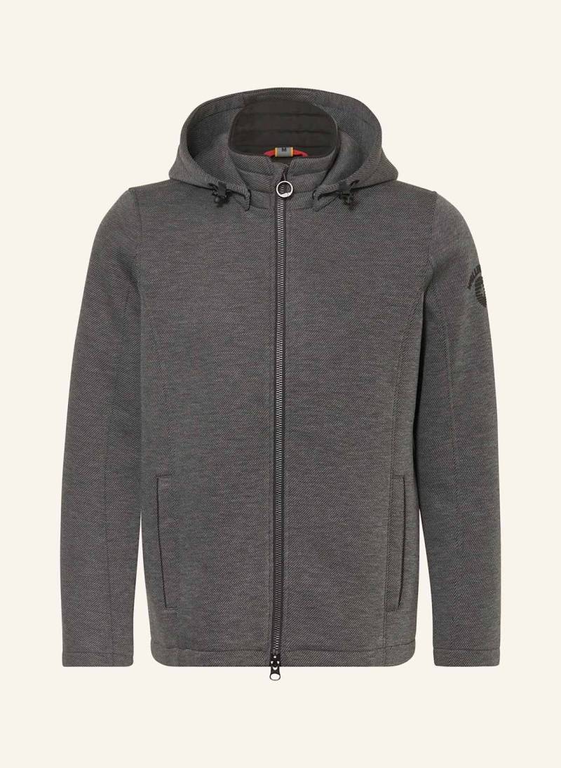 Wellensteyn Sweatjacke Sarasota Mit Abnehmbarer Kapuze grau von WELLENSTEYN