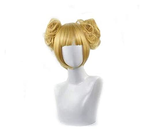 WELLHY Anime Cosplay Perücken COS Perücke My Hero Academia Himiko Toga KEEBON Coser Perücke von WELLHY