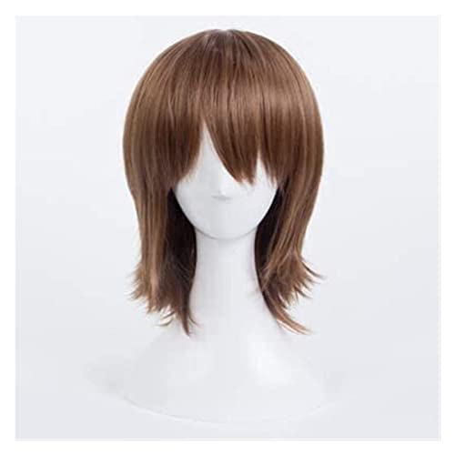 WELLHY Anime Cosplay Perücken Persona5 Goro Akechi Vorbilder Close face Cosplay Perücke KEEBON Coser Perücke von WELLHY