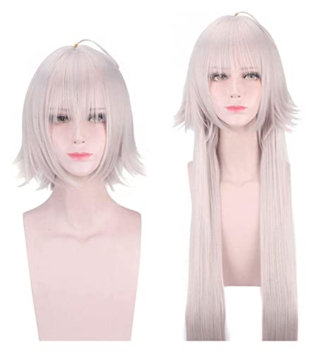 WELLHY Cosplay Perücke Alter Jeanne d'Arc Perücke Game Fate Grand Order Cosplay Perücke an Fate Grand Order Cosplay Haar Alter Jeanne d'Arc Damenhaar for Coser von WELLHY