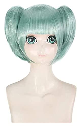 WELLHY Cosplay Perücke Anime Assassination Klassenzimmer Kayano Kaede Pferdeschwänze Kurze Perücke Cosplay Kostüm Ansatsu Kyoushitsu Hitzebeständiges Haar Frauen Perücken for Coser von WELLHY