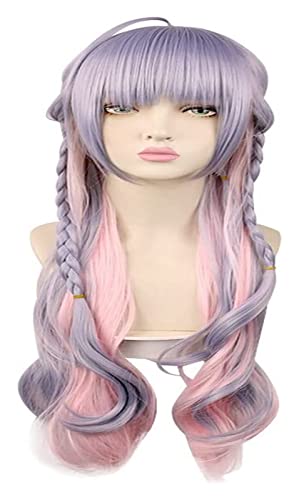 WELLHY Cosplay Perücke Anime Cosplay Kleidung Perücke Kagura Nana Perücke Frauen Farbverlauf Langer Zopf Glattes Haar mit Perückenkappe for Halloween Party Täglich Karneval Nachtleben Konzerte Hochzei von WELLHY