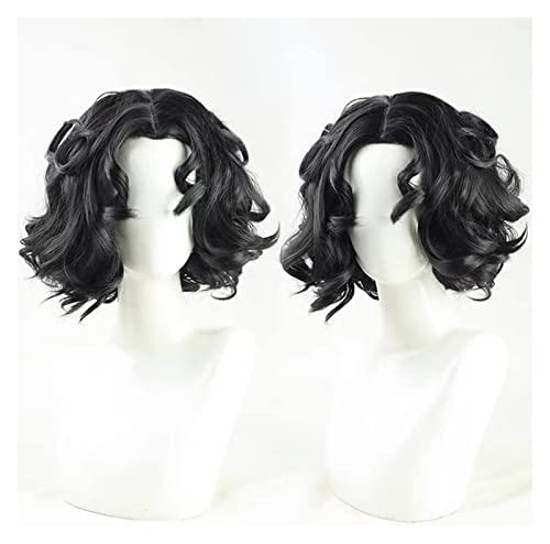 WELLHY Cosplay Perücke Anime Cosplay Kostüm Perücke Encanto Mirabel Perücke Schwarz Kunsthaar Hitzebeständig Rollenspiele Haare for Halloween Party Karneval Nachtleben Konzerte Hochzeiten for Coser von WELLHY