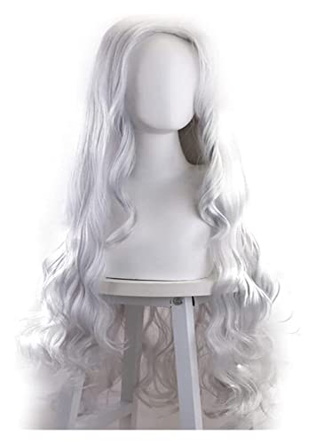 WELLHY Cosplay Perücke Anime Cosplay Kostüm Perücke My Hero Academia Perücke Eri Perücke klein gewellte Locken Rolle grau-blau mit Perücke mit gratis Perückenkappe for Halloween Party Karneval Nachtle von WELLHY