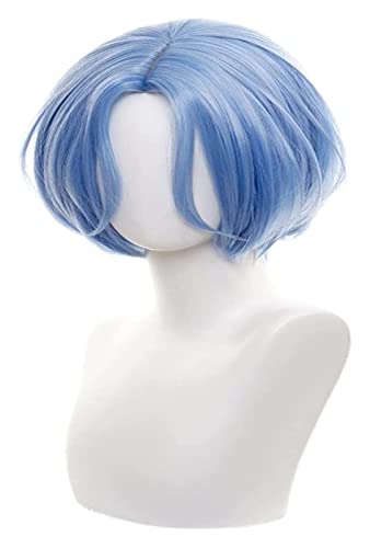 WELLHY Cosplay Perücke Anime Cosplay Kostüm Perücke SK∞ Perücke SK8 Die Perücke Blaues kurzes Haar mit Gratis Perückenkappe for Halloween Party Karneval Nachtleben Konzerte Hochzeiten for Coser von WELLHY