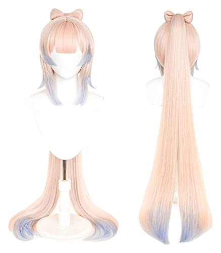 WELLHY Cosplay Perücke Anime Cosplay Kostüm Perücke for Genshin Impact Perücke Frauen Mädchen Männer Jungen Kurzhaar Perücken mit Perückenkappe for Halloween Party Karneval Nachtleben Konzerte Hochzei von WELLHY