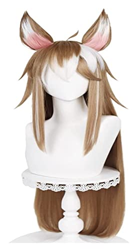 WELLHY Cosplay Perücke Anime Cosplay Kostüm Perücke for Genshin Impact Perücke Frauen Mädchen Männer Jungen Kurzhaar Perücken mit Perückenkappe for Halloween Party Karneval Nachtleben Konzerte Hochzei von WELLHY