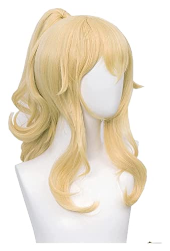 WELLHY Cosplay Perücke Anime Cosplay Kostüm Perücke for Genshin Impact Perücke Frauen Mädchen Männer Jungen Kurzhaar Perücken mit Perückenkappe for Halloween Party Karneval Nachtleben Konzerte Hochzei von WELLHY