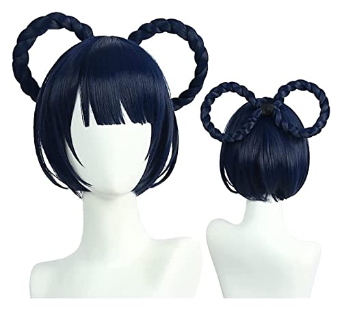 WELLHY Cosplay Perücke Anime Cosplay Perücke Demon Slayer Perücken Tanjiro/Kamado Nezuko/Zenitsu/Shinobu/Tomioka Perücke Lange kurze Perücken for Halloween Hitzebeständige Kunsthaarperücke Kein Verhed von WELLHY