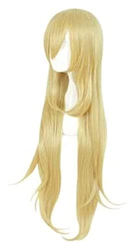 WELLHY Cosplay Perücke Anime Cosplay Perücke Engel des Todes RachelGardner Ray Gelbes langes Haar Comic-Con Weihnachten Karneval Halloween Party Alltag Männer und Frauen Mode Perücke for Coser von WELLHY