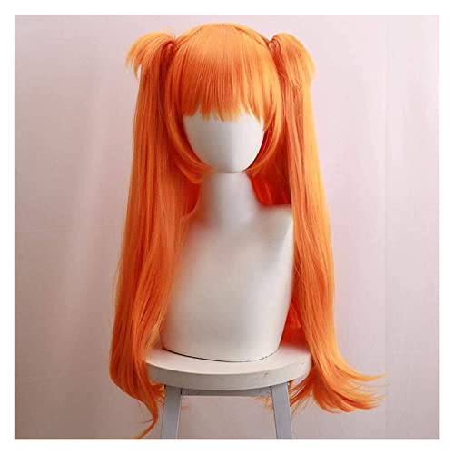 WELLHY Cosplay Perücke Anime Cosplay Perücken Eva Asuka Langley Soryu Doppelte Pferdeschwanzperücke Cosplay Party Perücken + Perückenkappe for Coser WELLHY Cosplay Perücke Anime Cosplay Perücken Eva Asuka Langley Soryu Doppelte Pferdeschwanzperücke Cosplay Party Perücken + Perückenkappe for Coser von WELLHY