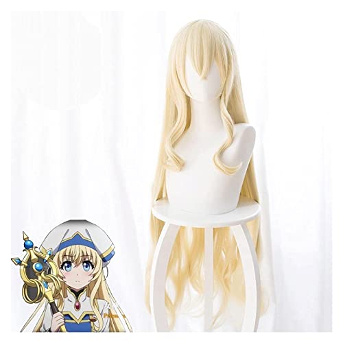 WELLHY Cosplay Perücke Anime Goblin Slayer Priesterin Cosplay Perücken Peluca Film Erwachsene Frauen Mädchen Kostüme Kunsthaar for Erwachsene Cosplay Halloween for Coser von WELLHY