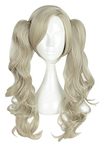 WELLHY Cosplay Perücke Anime Persona 5 Anne Takamaki Perücke Cosplay Kostüm Frauen Lange Haare Halloween Party Perücken for Coser von WELLHY