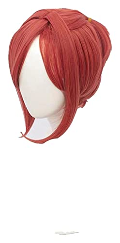 WELLHY Cosplay Perücke Anime Toilet-Bound Hanako-kun Cosplay Perücke Mitsubawig Rauchrosa 40cm Cosplay Anime Perücke Hitzebeständige Synthetische Perücken Halloween for Coser von WELLHY