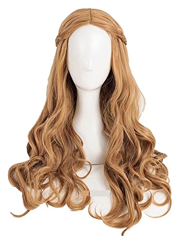 WELLHY Cosplay Perücke Cersei Lannister Cosplay Perücke Hitzebeständige Kunsthaarperücke + Perückenkappe for Coser von WELLHY
