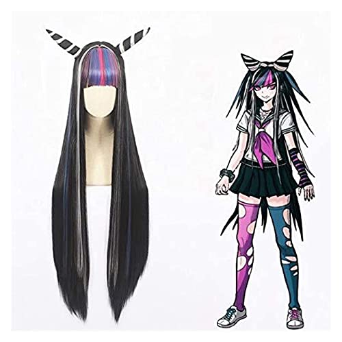 WELLHY Cosplay Perücke FLYAND Anime 3 Cosplay Perücken Ibuki Mioda Cosplay Perücke Hitzebeständige Synthetische Perücke Haare Halloween Party Spiel Frauen Perücke for Coser von WELLHY