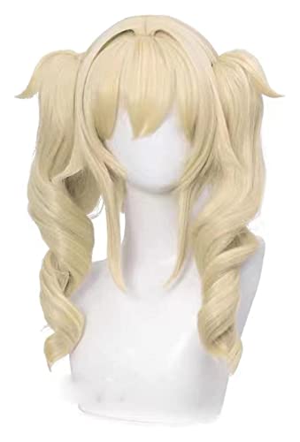 WELLHY Cosplay Perücke Genshin Impact Barbara Cosplay 40cm Weihnachten Blond Goldene Perücke Cosplay Anime Perücke Hitzebeständig Synthetik Halloween + Perückenkappe for Coser WELLHY Cosplay Perücke Genshin Impact Barbara Cosplay 40cm Weihnachten Blond Goldene Perücke Cosplay Anime Perücke Hitzebeständig Synthetik Halloween + Perückenkappe for Coser von WELLHY