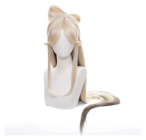 WELLHY Cosplay Perücke Genshin Impact Perücke Anime Cosplay Ningguang Perücke mit gratis Perückenkappe for Halloween Party Karneval Nachtleben Konzerte Hochzeiten for Coser von WELLHY