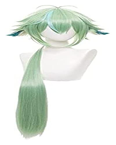 WELLHY Cosplay Perücke Genshin Impact Perücke Anime Cosplay Saccharose Perücke mit gratis Perückenkappe for Halloween Party Karneval Nachtleben Konzerte Hochzeiten for Coser von WELLHY