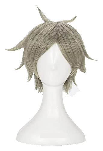 WELLHY Cosplay Perücke Haikyuu!!Volleyball Eita Semi Cosplay Perücke kurz gemischte graue hitzebeständige Kunsthaarperücke + Perückenkappe for Coser von WELLHY