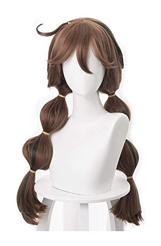 WELLHY Cosplay Perücke Mode 65 cm Arknights Cuora Cosplay Perücke for Frauen Halloween Karneval Party Kunsthaarperücke + Perückenkappe for Coser von WELLHY