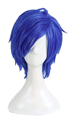 WELLHY Cosplay Perücke PERSONA3 Shin Megami Tensei Persona 3 Makoto Yuuki Cosplay Perücke Kurz Hitzebeständige Kunsthaarperücke + Perückenkappe for Coser von WELLHY