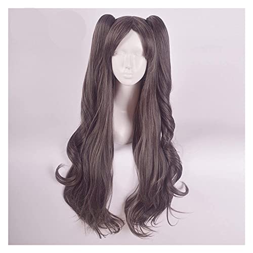 WELLHY Cosplay Perücke Perücke Cosplay Tohsaka Rin Fate Grand Order/Fate Stay Night Hair 60CM Rambut Sintetis Bergelombang Anime Fate Grand Order Cosplay for Coser von WELLHY