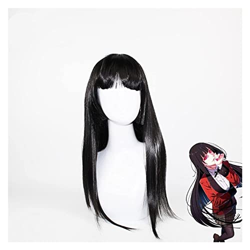 WELLHY Cosplay Perücke Perücke Cosplay Yumeko Jabami Kostum Kakeguui Perücke Permainan Kostüm Halloween Rambut for Coser von WELLHY