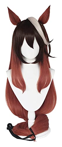 WELLHY Cosplay Perücke Pretty Derby Symboli Rudolf Cosplay Perücke Hitzebeständiges Kunsthaar Karneval Halloween Party Requisiten for Coser von WELLHY