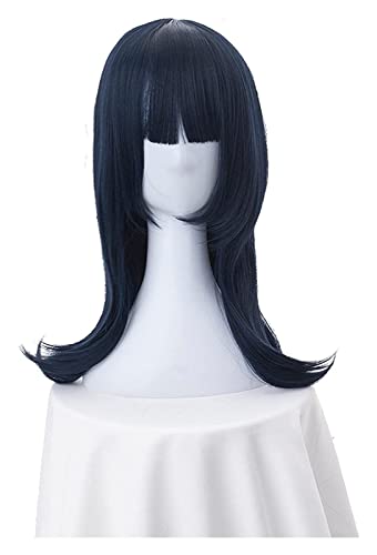 WELLHY Cosplay Perücke SSSS.GRIDMAN Takarada Rikka Anime Cosplay Kostüm Outfit Halloween Xmas Party Anzug Denkou Choujin Gridman Perücken Haar for Coser von WELLHY