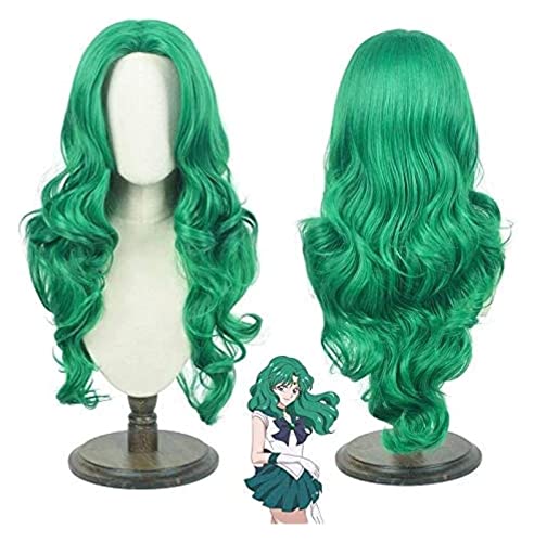 WELLHY Cosplay Perücke Sailor Moon Merkur Mars Jupiter Venus Uranus Neptun Pluto Chibi USA Cosplay Perücken for Halloween Party Sailor Jupiter Perücke FLYAND for Coser von WELLHY