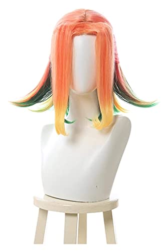WELLHY Cosplay Perücke Star Guardian Neeko Cosplay Perücke kurz gemischte Farbe Spiel Cosplay Perücke hitzebeständiges Kunsthaar Halloween for Coser von WELLHY