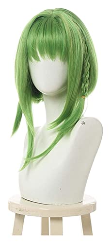 WELLHY Cosplay Perücke Toilet-Bound Hanako-kun Nanamine Sakura Cosplay Perücke kurz grün geflochtene Cosplay Perücke Hitzebeständiges Kunsthaar for Coser WELLHY Cosplay Perücke Toilet-Bound Hanako-kun Nanamine Sakura Cosplay Perücke kurz grün geflochtene Cosplay Perücke Hitzebeständiges Kunsthaar for Coser von WELLHY