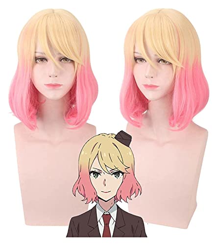 WELLHY Cosplay Wig Fashion Angels of Death Cosplay Wig Catherine Ward Wig for Women Halloween Carnival Party Wig Cosplay Props Short Hair for Coser von WELLHY
