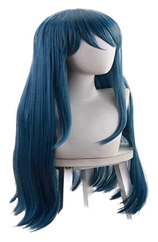 WELLHY Damen Maizono Sayaka Cosplay Perücke langes blaues Haar for Halloween-Kostüm (blau) Coser Perücke von WELLHY