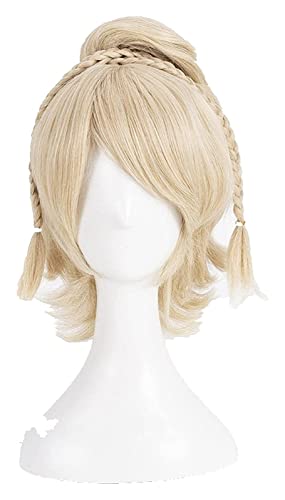 WELLHY Final Fantasy XV Lunafreya Nox Fleuret Prinzessin Cosplay Perücke kurz hellblond hitzebeständige Kunsthaarperücke + Perückenkappe Coser Perücke WELLHY Final Fantasy XV Lunafreya Nox Fleuret Prinzessin Cosplay Perücke kurz hellblond hitzebeständige Kunsthaarperücke + Perückenkappe Coser Perücke von WELLHY