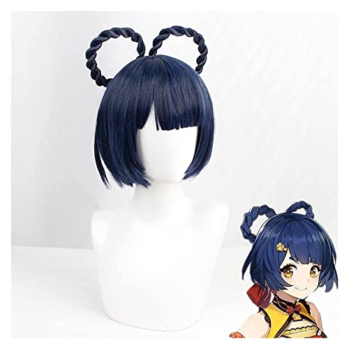 WELLHY Game Genshin Impact Venti Kaeya Noelle Kong Ying Cosplay Wigs A Coser Wig (Color : A) (Color : E) von WELLHY