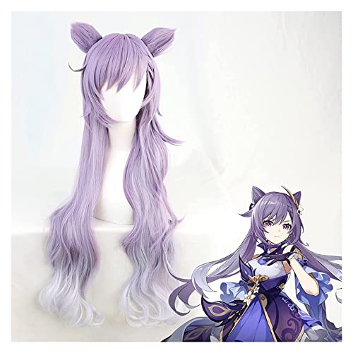 WELLHY Game Genshin Impact Venti Kaeya Noelle Kong Ying Cosplay Wigs A Coser Wig (Color : A) (Color : G) von WELLHY