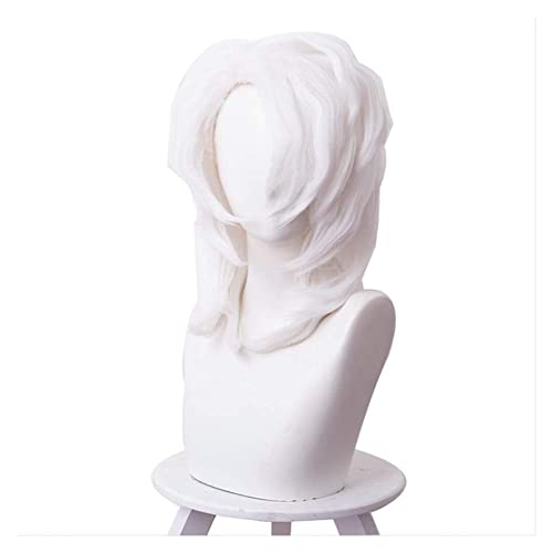 WELLHY Ghost Out Blade Müde Spider Hill String Ghost White Modellierung Kurzhaar Cosplay Perücke Coser Perücke von WELLHY