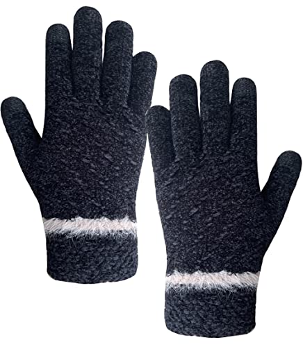 WELLQUA Touchscreen Handschuhe Damen - Winter Warme Strickhandschuhe Touch Screen Outdoor Gestrickte Fäustlinge Winterhandschuhe für Frauen Herren WELLQUA Touchscreen Handschuhe Damen - Winter Warme Strickhandschuhe Touch Screen Outdoor Gestrickte Fäustlinge Winterhandschuhe für Frauen Herren von WELLQUA