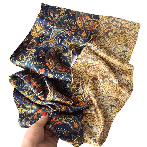 WELROG 100% Silk Scarf for Women 150 * 16cm von WELROG