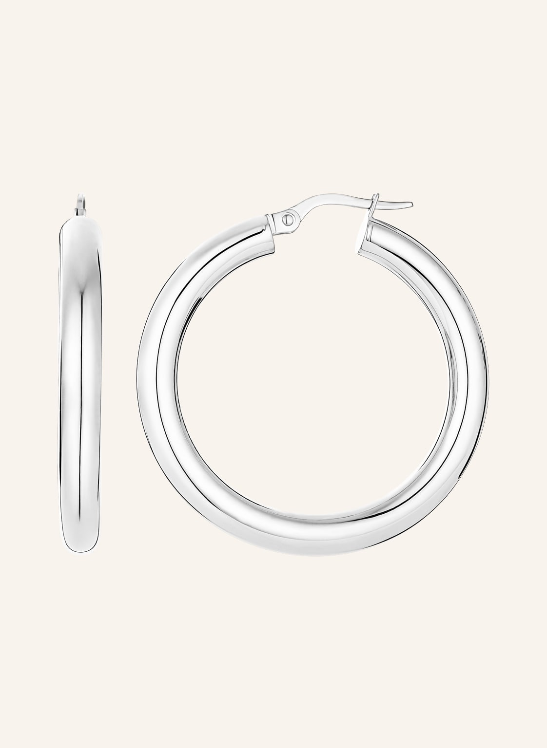Wempe Fine Jewelry Creole Basics silber Wempe Fine Jewelry Creole Basics silber von WEMPE